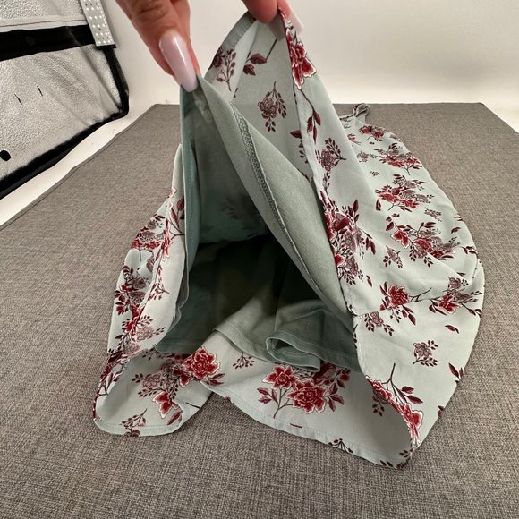 Olive + Oak Shift Dress Floral Small Sleeveless Spaghetti Straps  Lightweight - Picture 8 of 16